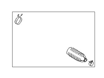 Nissan 48204-2Y025 Boot Kit-Power Steering Gear