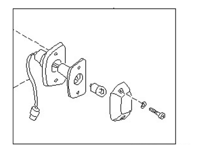 Nissan 26510-01A00 Lamp Licence