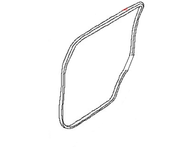 Nissan 76923-ZS40A Welt-Body Side, Rear RH
