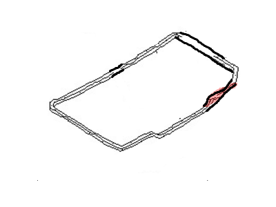 Nissan H4830-50A00 WEATHERSTRIP Trunk Lid