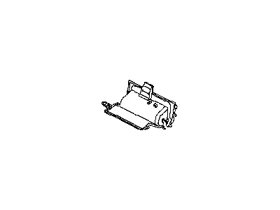 Nissan 88223-4BK0A Cover-Leg, 2nd Seat RH Rear