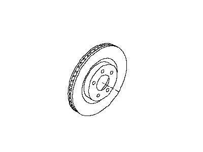 Nissan 40206-ET00C Rotor Disc Brake Front