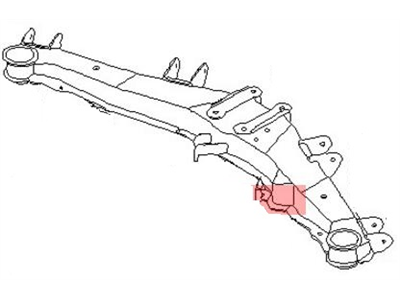 Nissan 55401-P6500 Member Rear Suspension