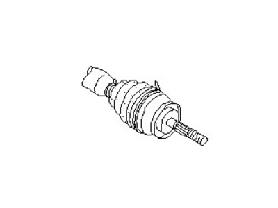 Nissan 39100-11A10 Shaft Front RH Drive
