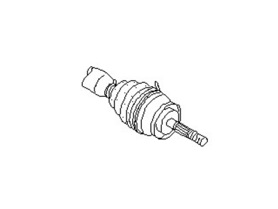 Nissan 39100-13A10 Shaft-Front Drive RH