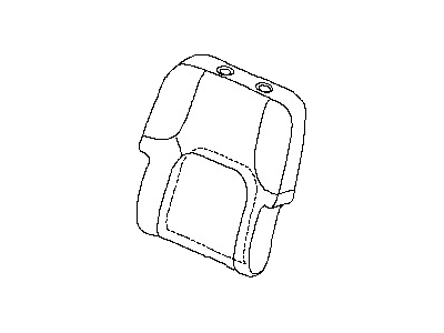 Nissan 87600-9CA2E Back Assembly Front Seat