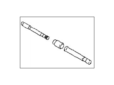 Infiniti 38230-EA000 Shaft Assembly-Side, Differential
