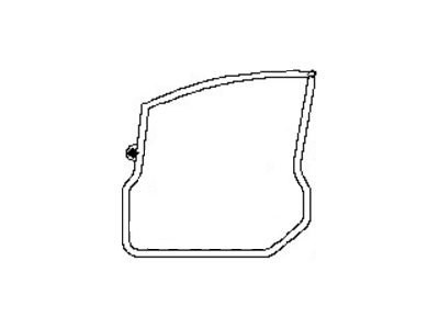 Nissan 80830-ED500 Weatherstrip-Front Door, RH