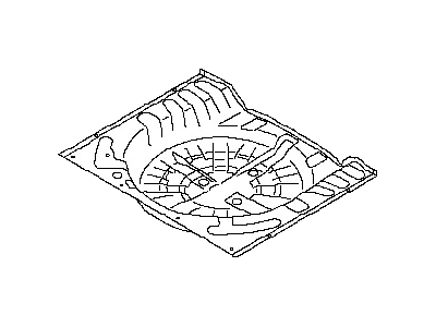 Nissan G4514-JM0MA Floor-Rear, Rear