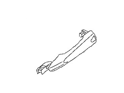 Nissan 80640-4BA0B Outside Handle Grip, Passenger Side