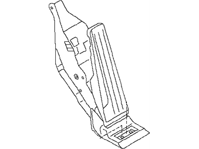 Nissan 18002-1NC0A Lever Complete-Accelerator, W/DRUM