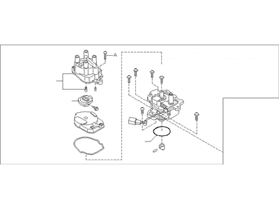 Nissan 22100-0M220RE REMAN Distributor Assembly