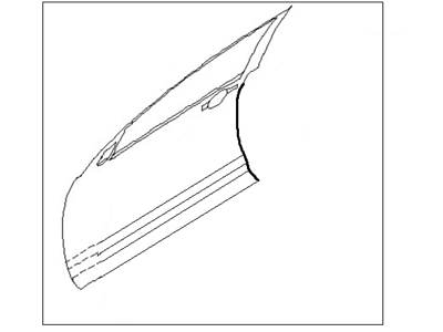 Nissan 80152-7S030 Panel-Front Door, Outer RH