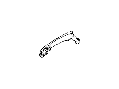 Nissan 82640-6CA0A Handle Outside