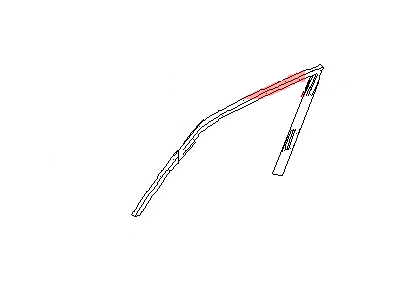 Nissan 80331-01A03 Rubber Glass Run