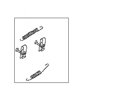 Infiniti 44090-7S025 Spring-Return, Rear Brake Shoe