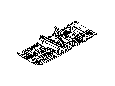 Nissan 74312-9KA0A Floor-Front, RH