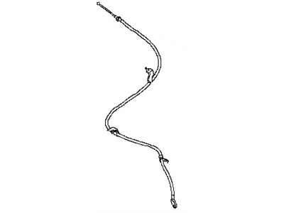 Nissan 36531-5RA0A Cable Assy-Parking, Rear LH