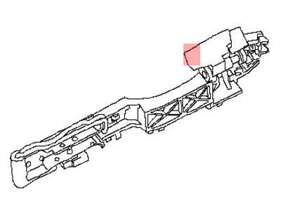 Nissan 80611-4BA0A Bracket-Outside Handle, LH