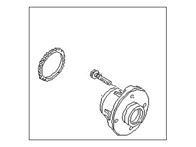 Nissan 40202-39F01 Hub Assembly-Road Wheel, Front R