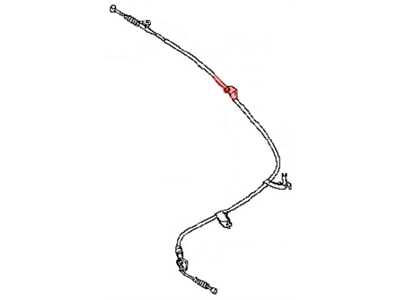 Nissan 36531-3LM0A Cable Assy-Parking, Rear LH