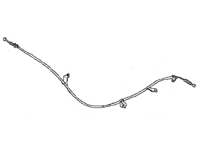 Nissan 36530-5RA0A Cable Assy-Parking, Rear RH