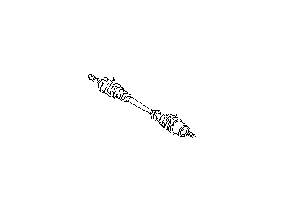 Nissan 39100-55A00 Shaft Assembly-Front Drive RH