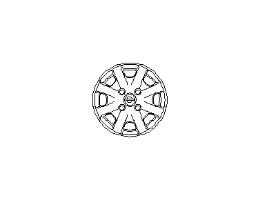 Nissan 40315-4Z000 Disc Wheel Cap