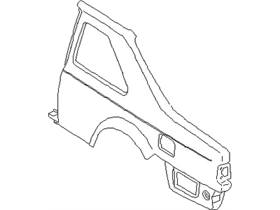Nissan G8113-5M030 Fender Rear LH