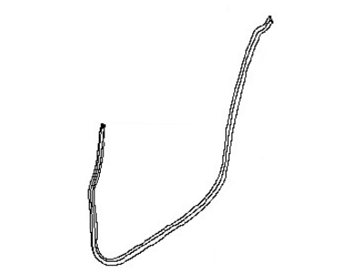Nissan 82831-8S500 Weatherstrip-Rear Door, LH