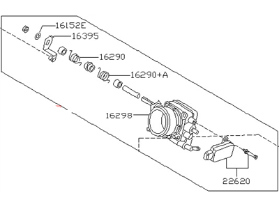 Nissan 16119-5E400 Throttle Chamber Assembly