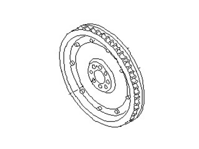 Nissan 12310-8J100 FLYWHEEL Assembly