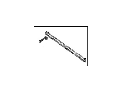 Nissan 93392-ZJ00A Channel Assy-Side Panel Upper, Rear LH