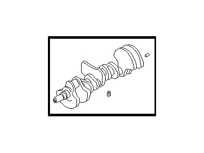 Nissan 12201-21V80 CRANKSHAFT Assembly