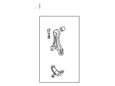 Nissan 12100-0W002 Connecting Rod W/OIL Hole