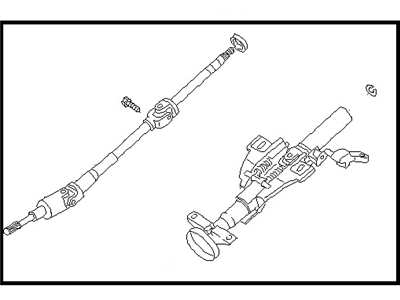 Nissan 48810-65E61 Column Assy-Steering, Upper