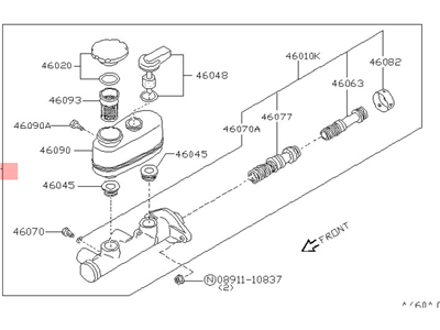 Nissan 46010-04B05 Master Cylinder