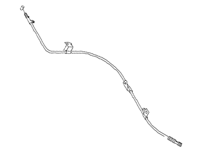 Nissan 36530-9E010 Cable Assy-Brake, Rear RH