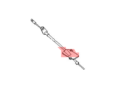 Nissan 36402-40U00 Cable Assy-Parking Brake, Front