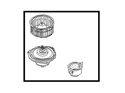 Nissan 27220-48P00 Motor & Fan Assy-Blower