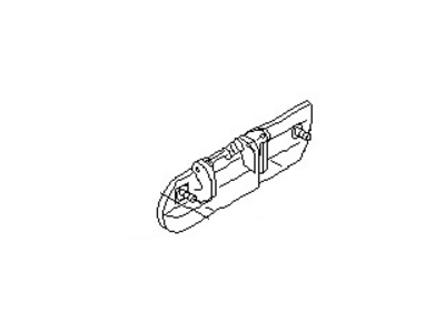 Nissan 80606-85E08 Front Door Outside Handle Assembly, Right