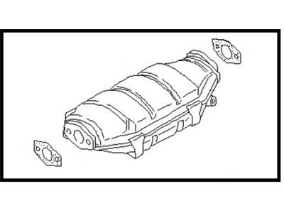 Nissan 20802-30R26 Three Way Catalytic Converter With Shelter