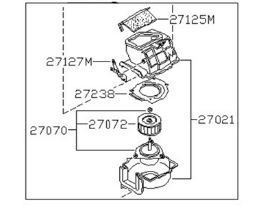 Nissan 27200-60A02 Box-Air Intake