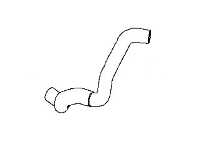 Nissan 21503-ZS00A Hose-Radiator, Lower