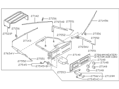 Nissan 27510-65Y00 Control Assembly