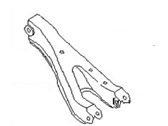 OEM 1989 Nissan Sentra Arm Rear Suspension LH - 55502-06R10