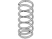 OEM 1988 Nissan Sentra Spring Rear Suspension - 55020-60A06