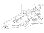 OEM Nissan NX REMAN CALIPER Rear Right - 44001-58Y00RE