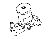 OEM 1990 Nissan Pulsar NX Cylinder Assy-Brake Master - 46010-66E00