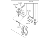 OEM Nissan D21 REMAN CALIPER Front Right - 41001-09G05RE